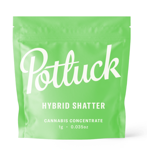 Potluck - Hybrid Shatter - cannabis Concentrate | Cannalyft Canada