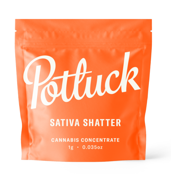 Potluck - Sativa Shatter - cannabis Concentrate | Cannalyft Canada