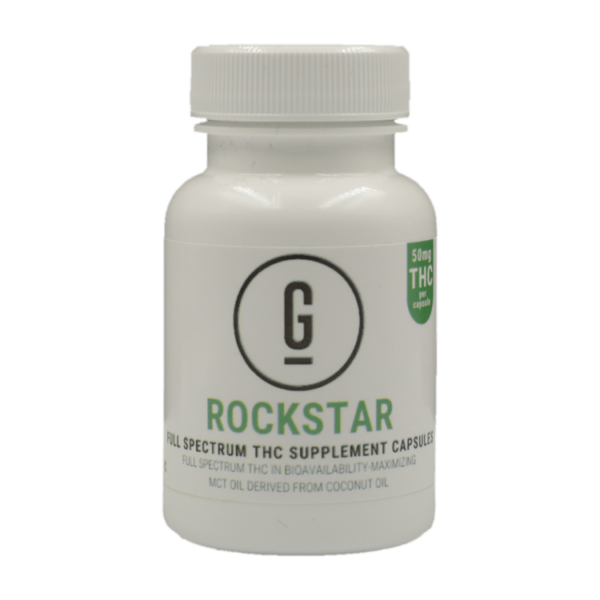 GRASS – THC Capsules – Rockstar – 50mg | Cannalyft Canada