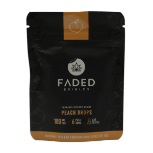 Faded Edibles – Peach Drops – 180mg | Cannalyft Canada