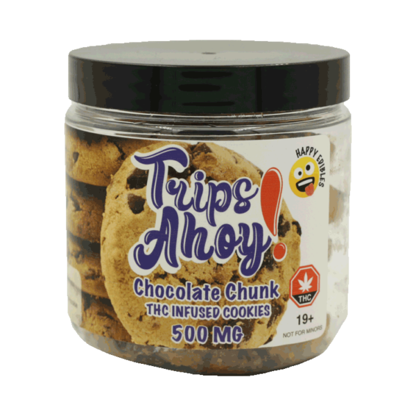 Trips Ahoy – Chocolate Chunk THC Infused Cookies – 500mg | Cannalyft Canada