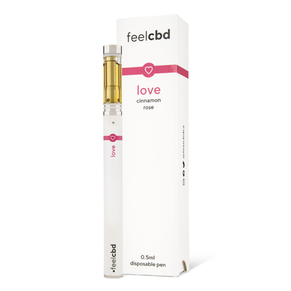 FeelCBD – Love – Dispsable CBD Vape Pen 0.5ml | Cannalyft Canada