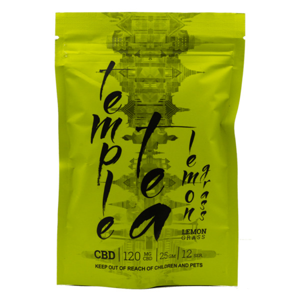 Temple Tea – Lemongrass CBD Tea – 120mg | Cannalyft Canada