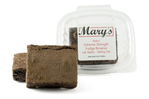 Mary’s Medibles – Extreme Strength Fudge Brownie – 300mg THC (Indica) | Cannalyft Canada