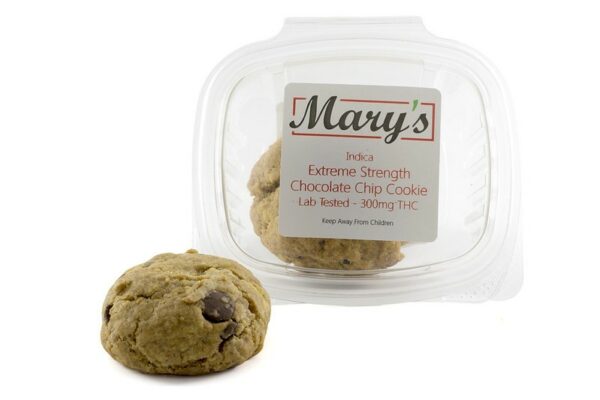 Mary’s Medibles – Extreme Strength Chocolate Chip Cookie – 300mg THC (Indica) | Cannalyft Canada