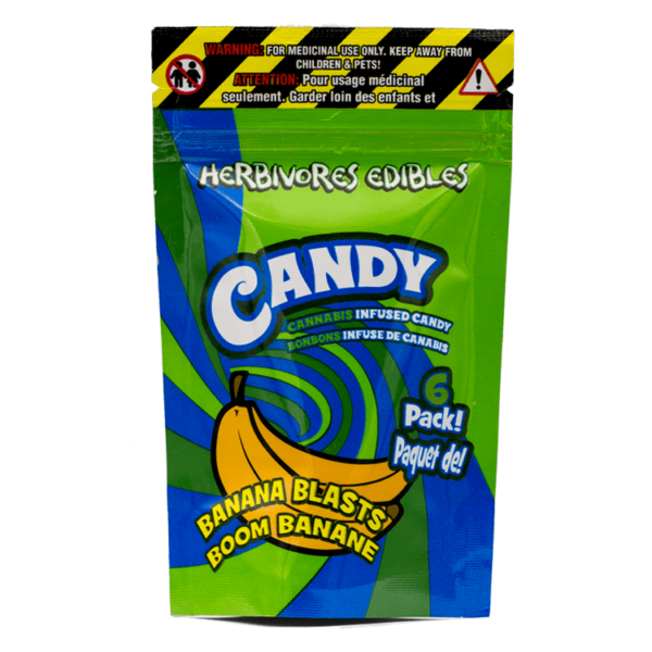 Herbivores Edibles – Banana Blasts Gummies | Cannalyft Canada