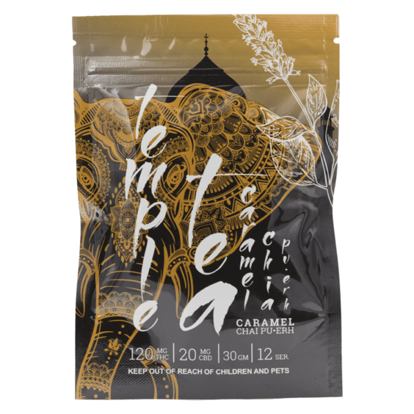 Temple Tea – Caramel Chai Pu-Erh 120mg THC | Cannalyft Canada