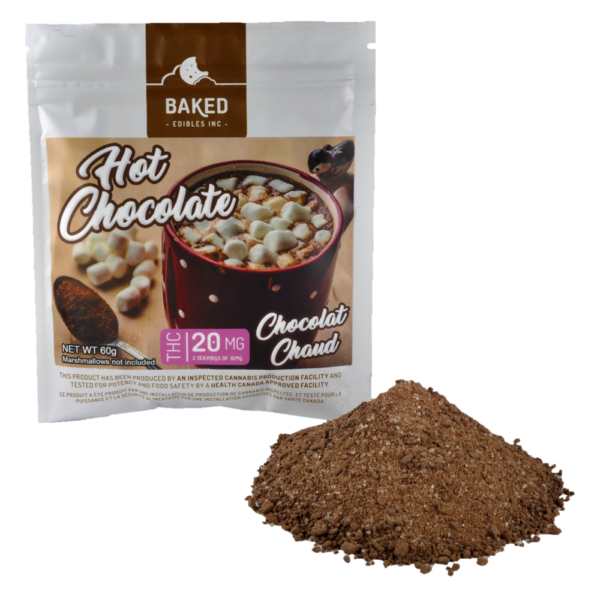 Baked Edibles – Hot Chocolate 20mg THC | Cannalyft Canada