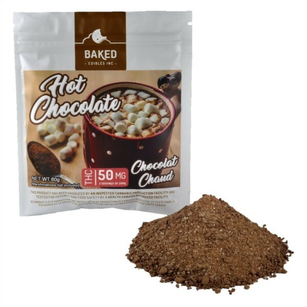 Baked Edibles – Hot Chocolate 50mg THC | Cannalyft Canada