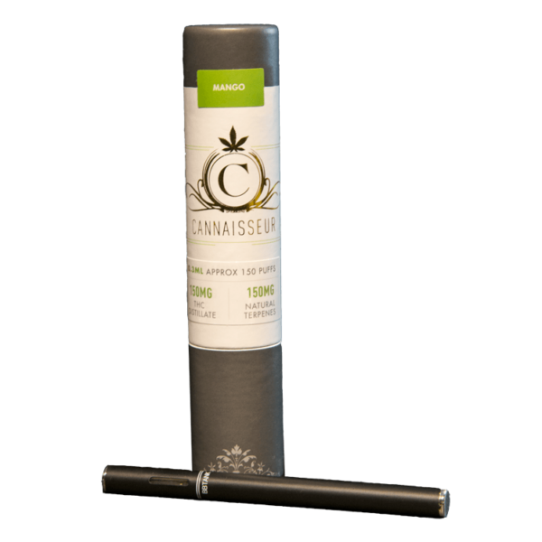 Cannaisseur – Disposable THC Distillate Pen – Mango 0.3ml | Cannalyft Canada