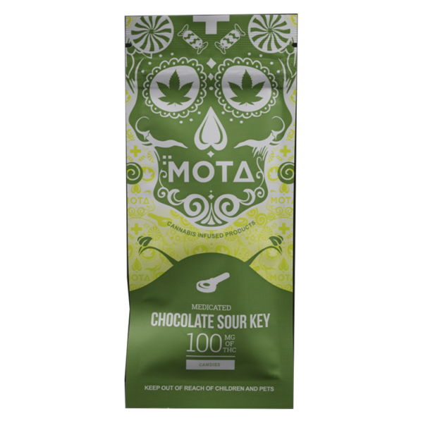 MOTA Edibles – Chocolate Sour Key – 100mg THC | Cannalyft Canada