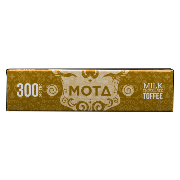 MOTA Edibles – Milk Chocolate Toffee Bar – 300mg THC | Cannalyft Canada