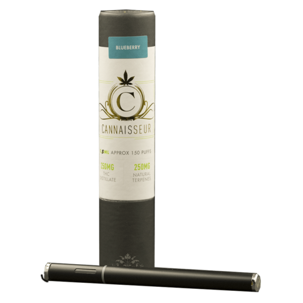 Cannaisseur – Disposable THC Distillate Pen – Blueberry 0.5ml | Cannalyft Canada