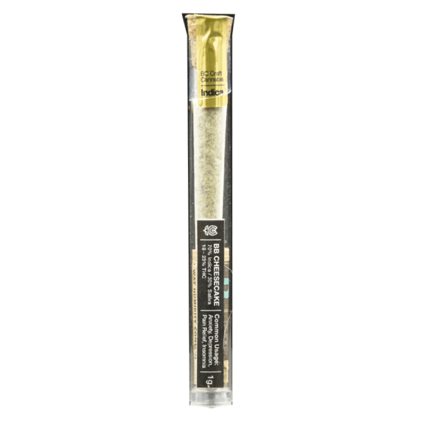 Flowerpwr – Pre-Roll – BB Cheesecake – 1g | Cannalyft Canada