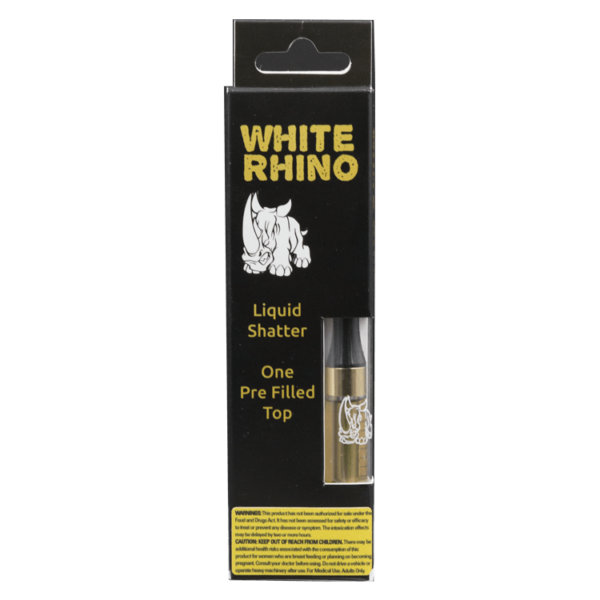 White Rhino – Liquid Shatter Refill Cartridge – Girl Scout Cookies 1g | Cannalyft Canada