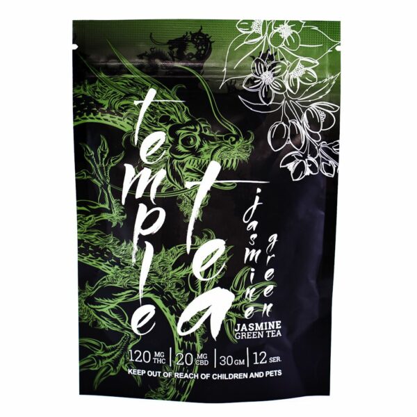 Temple Tea – Jasmine Green Tea – 120mg THC | Cannalyft Canada