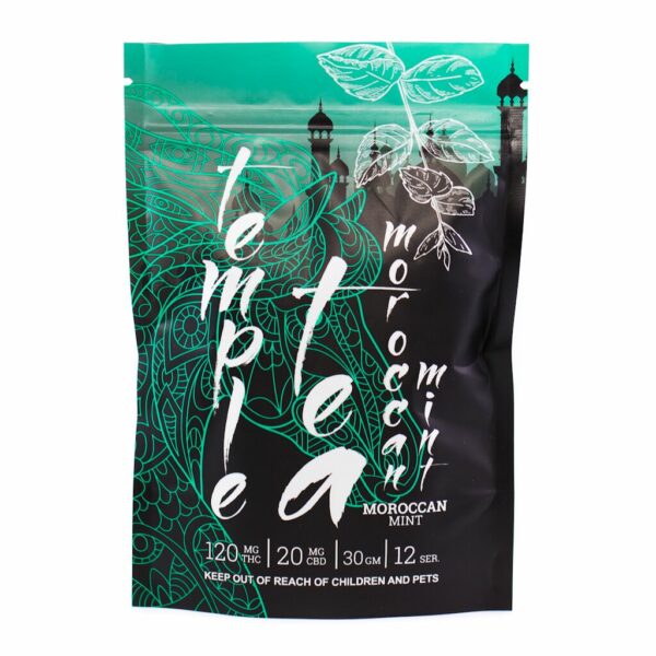 Temple Tea – Moroccan Mint – 120mg THC | Cannalyft Canada