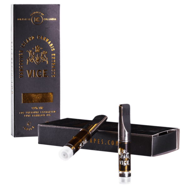 Vice – CO2 Oil Refill Cartridges – BC Kush 0.3ml | Cannalyft Canada