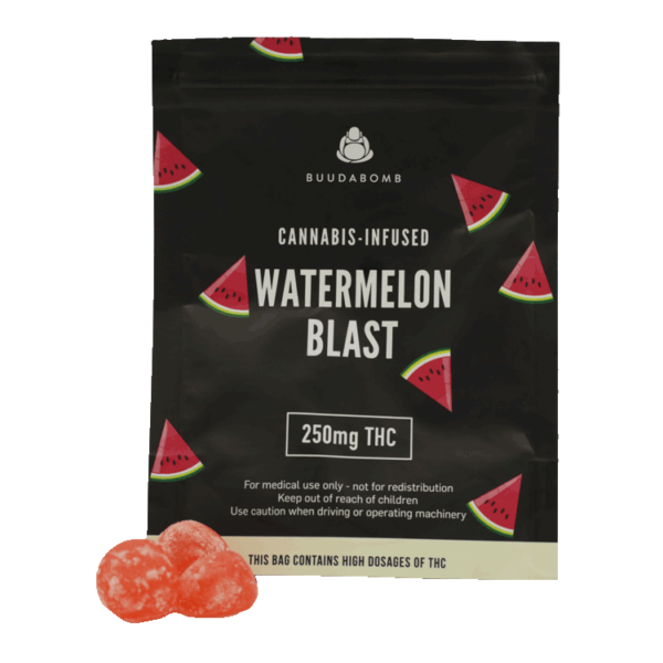 Buudabomb – Watermelon Blast – 250mg | Cannalyft Canada