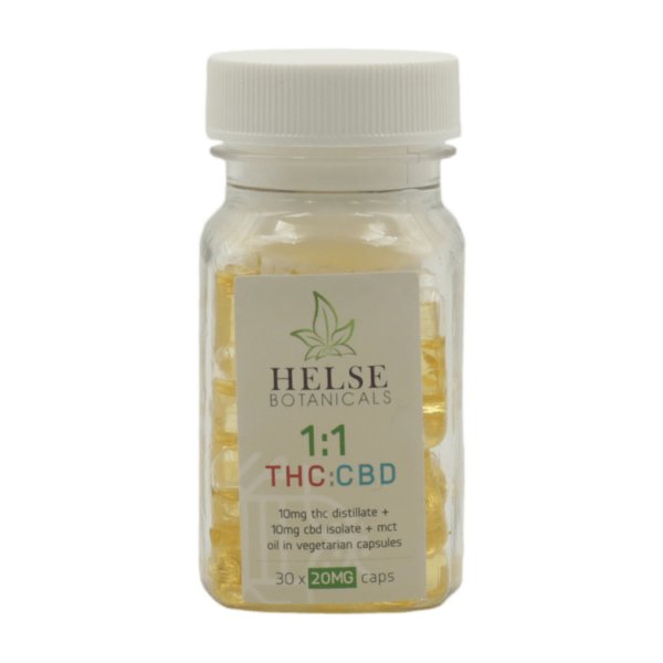 Helse Botanicals – 1:1 THC/CBD Capsules | Cannalyft Canada