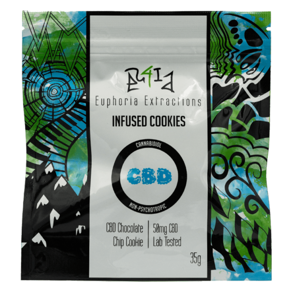 Euphoria Extractions – CBD Cookie – 50mg | Cannalyft Canada