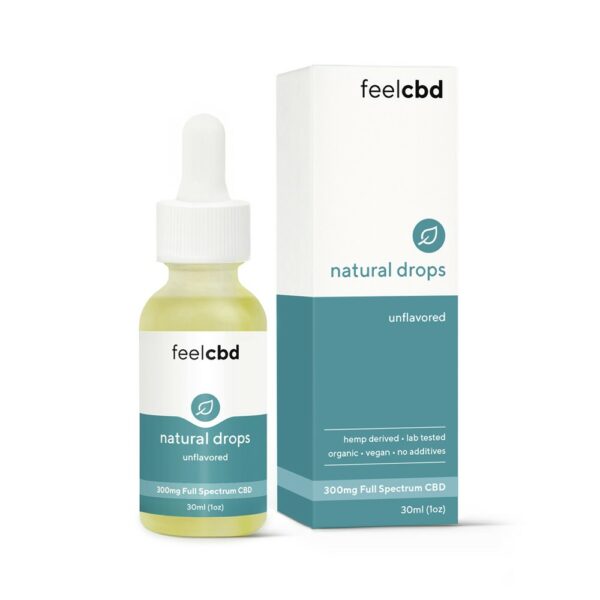 FeelCBD – Natural Drops – CBD Tincture 300mg | Cannalyft Canada