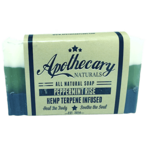 Apothecary Naturals – Body Soap – Peppermint Rise 100g | Cannalyft Canada