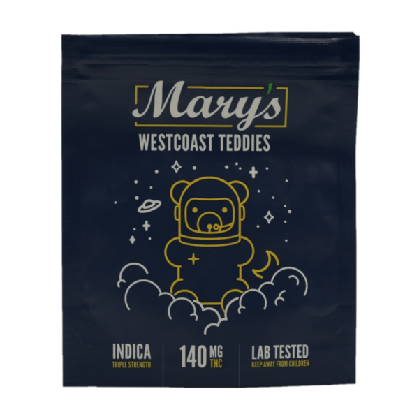 Mary’s Medibles – Westcoast Teddies – Triple Strength – 140mg | Cannalyft Canada