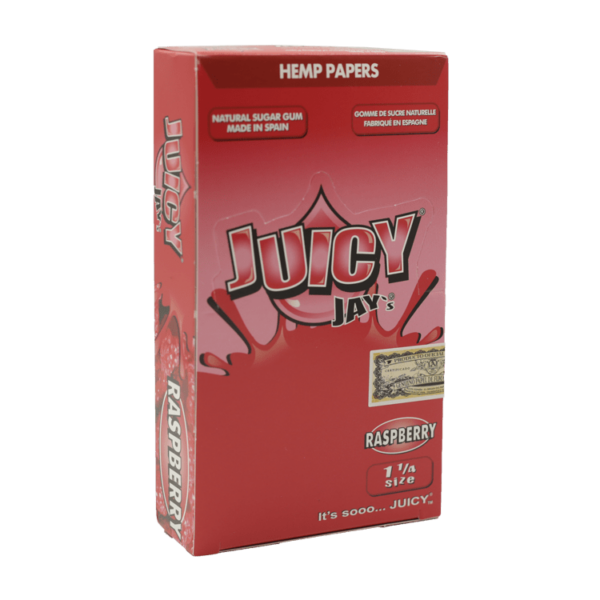 Juicy Jay’s – Hemp Papers (1.25 inch) – Raspberry | Cannalyft Canada