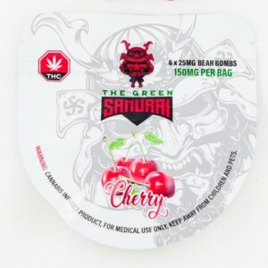 The Green Samurai – Cherry Gummies – 150mg | Cannalyft Canada