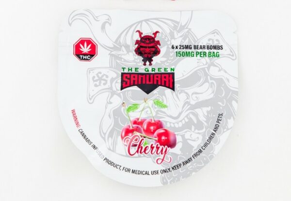 The Green Samurai – Cherry Gummies – 150mg | Cannalyft Canada