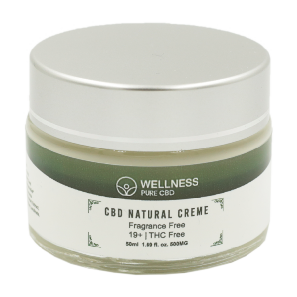 Wellness Pure CBD – Natural Creme – 500mg | Cannalyft Canada