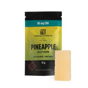 Twisted Extracts – Pineapple Jelly Bombs – CBD | Cannalyft Canada