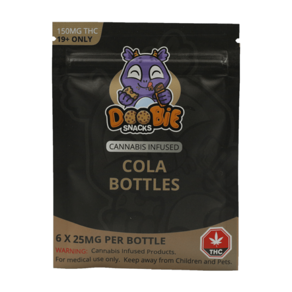 Doobie Snacks – CBD Sour Gummy Bears – 150mg CBD | Cannalyft Canada