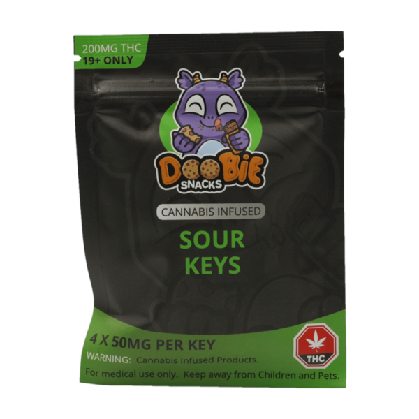 Doobie Snacks – CBD Sour Gummy Bears – 150mg CBD | Cannalyft Canada