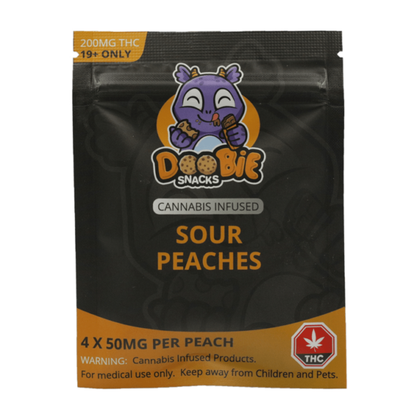 Doobie Snacks – CBD Sour Gummy Bears – 150mg CBD | Cannalyft Canada