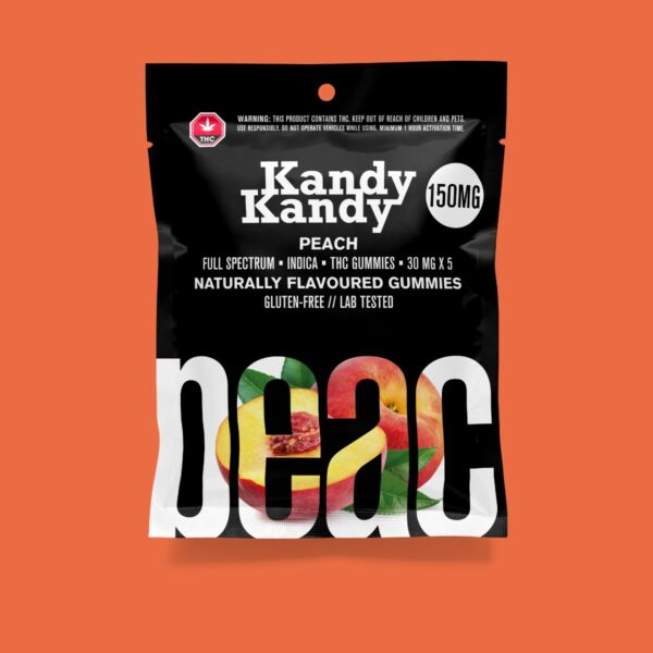 Kandy Kandy – Peach Gummies | Cannalyft Canada