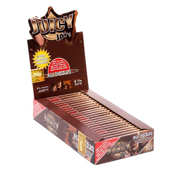 Juicy Jay’s – Hemp Papers (1.25 Inch) – Milk Chocolate | Cannalyft Canada