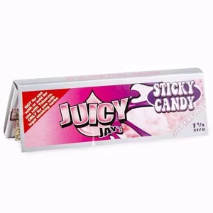 Juicy Jay’s – Superfine Hemp Papers (1.25 Inch) – Sticky Candy | Cannalyft Canada