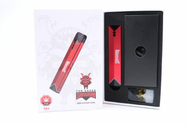 The Green Samurai – LED Vape Kit – 1ml THC | Cannalyft Canada