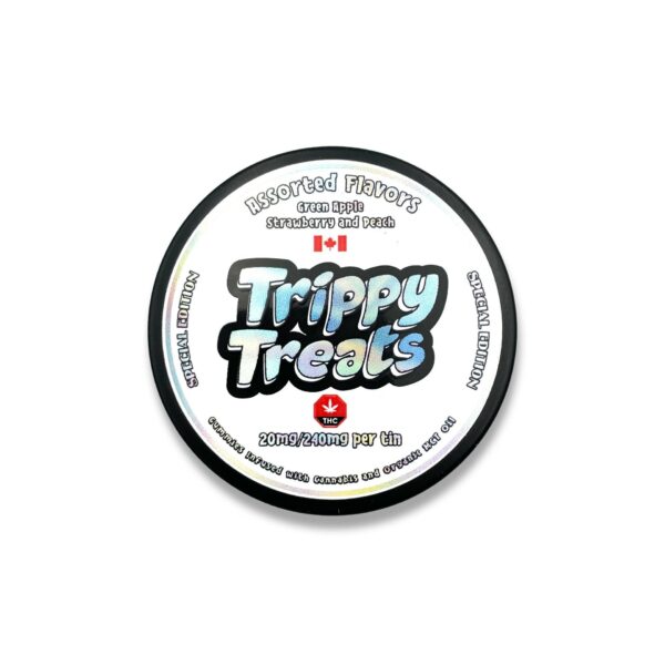 Trippy Treats – Assorted Flavour Gummies – 400mg THC | Cannalyft Canada