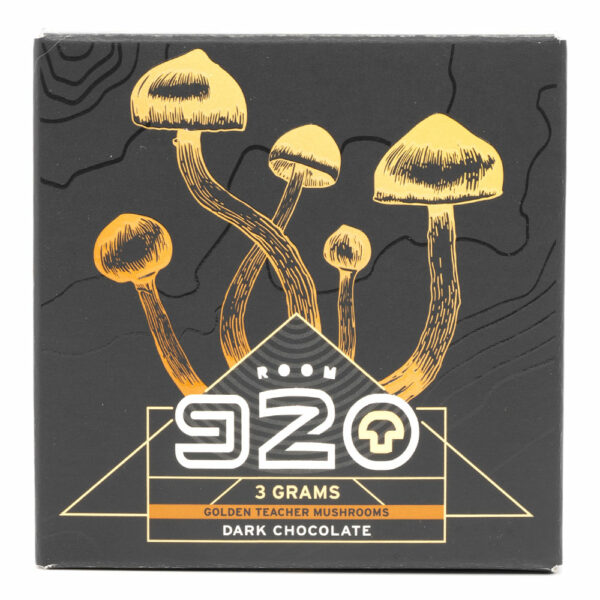 Room 920 – Mushroom Chocolate Bar – Dark Chocolate – 3 Grams | Cannalyft Canada