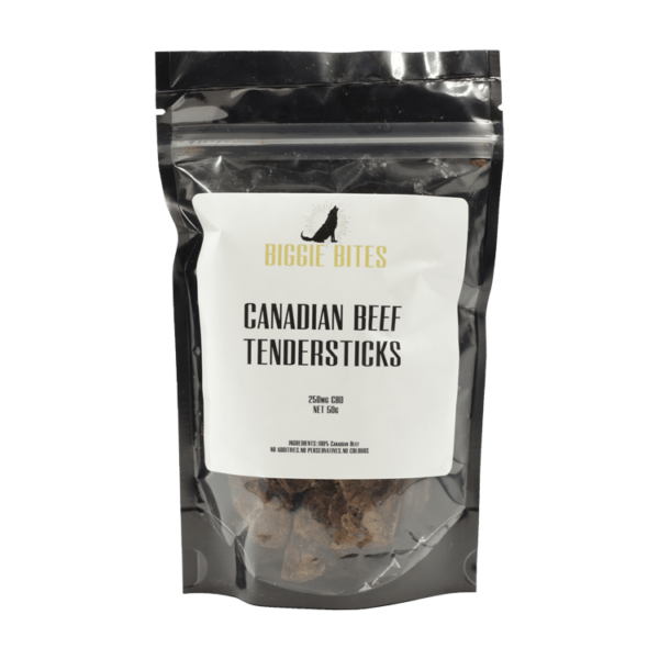 Biggie Bites – Canadian Beef Tendersticks – 250mg CBD | Cannalyft Canada