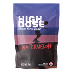 High Dose – cannabis Infused Gummies – Watermelon – 500mg/1000mg | Cannalyft Canada