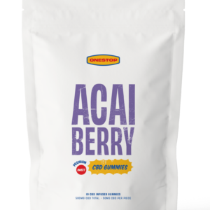 OneStop – Açai Berry CBD Gummies 500mg | Cannalyft Canada