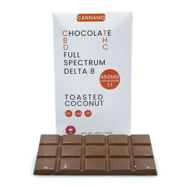 Cannamo – Full Spectrum CBD 1:1 Delta 8 Chocolate – 450mg | Cannalyft Canada