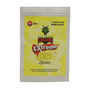 Green Samurai Extreme – Lemon Gummy – 300mg THC | Cannalyft Canada